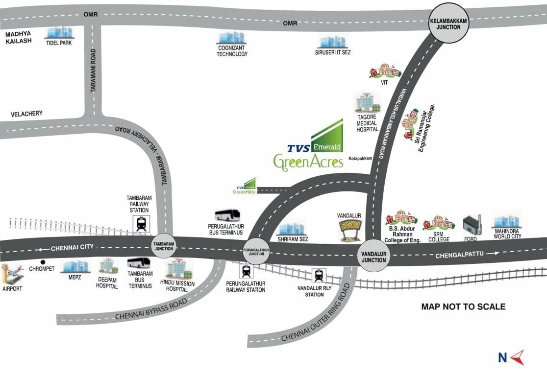 خريطة تشيناي Perungalathur