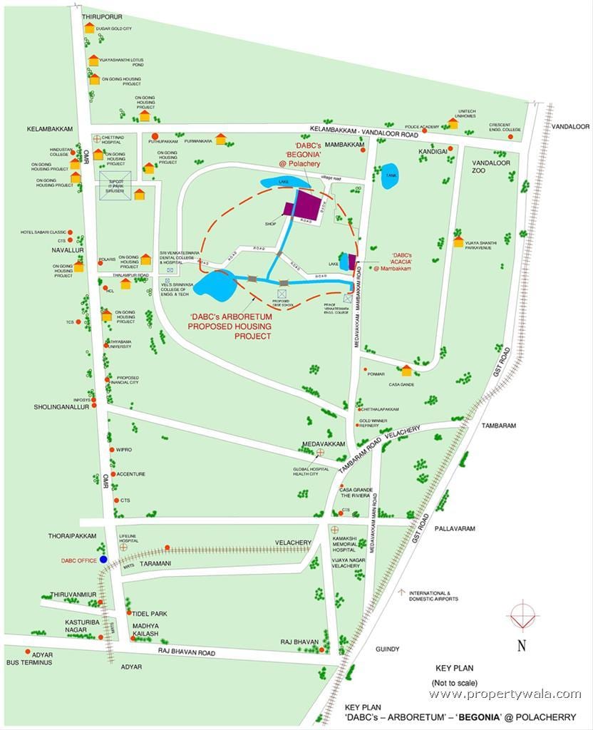 Velachery تشيناي خريطة